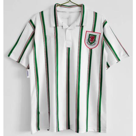 Wales Retro Jersey Treningstrøye Beckham NO.7 S - Sesong 93-95 (Borte)