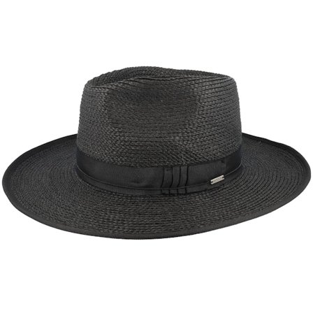 Brixton - Black straw Kapelusz - Reno Black/Black Straw Hat @ Hatstore