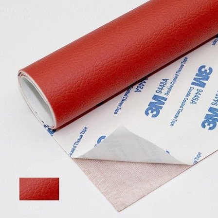 Selvklebende skinnreparasjon skinnreparasjonsbånd skinn reparer rød