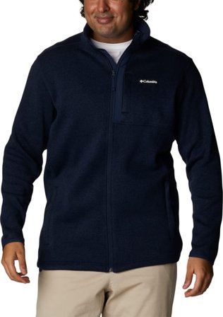 Columbia Montrail Men ́s Sweater Weather Full Zip Men long-sleeved sweaters Blue XL