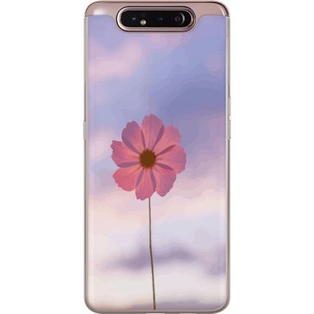 Mobilskal till Samsung Galaxy A80 med Rosa blomma
