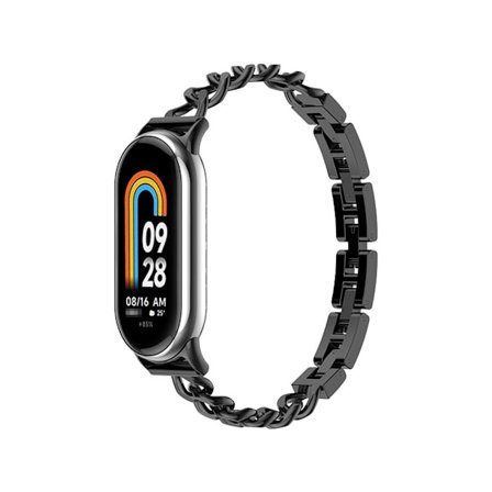 Metallarmband kompatibelt med Xiaomi Mi Band 8/9/10 - Stilrent armband i rostfritt stål