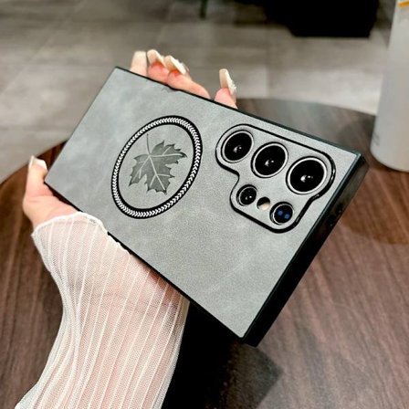 Retro Läderfodral För Samsung Galaxy S25 S24 S23 S22 S21 Note 20 Ultra FE Note20 S 25 24 23 S24FE För Magsafe Magnetiskt Skal