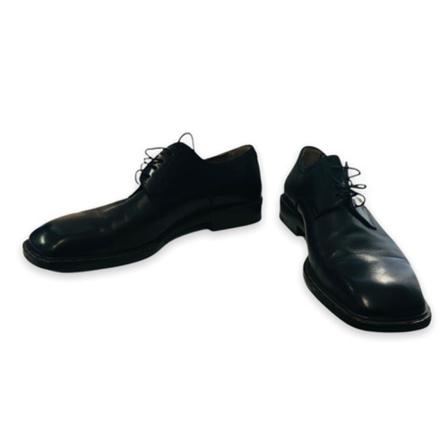 Louis Vuitton Vintage, Pre-owned Flats Zwart, Heren, Maat:44 EU,leer