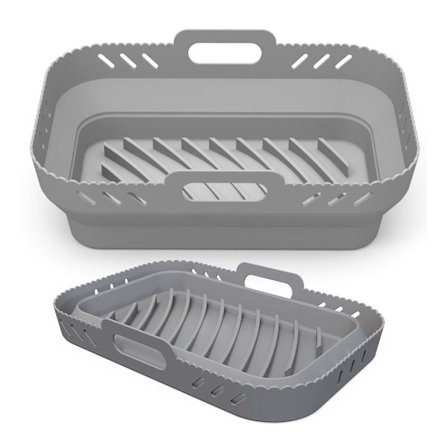 Hopfällbar silikonkorg till AirFryer
