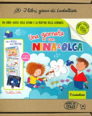 Un giornata con Nina & Olga. Ediz. a colori. Con puzzle della routine Nicoletta Costa