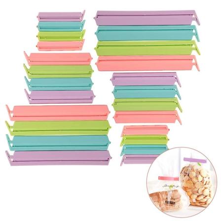 Veraing 24 Pakk Lukkeklips, Posespenner Snacks Posespenner Plast Matposeforsegler Klips Matvare Lukkeklips (3 Størrelser)