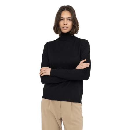 Soft Rebels Srmarla Rollneck Knit Tröjor Dam Svart XS