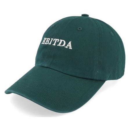Iconic - Grön unconstructed Keps - "Ebitda Dark Green Dad Cap " @ Hatstore