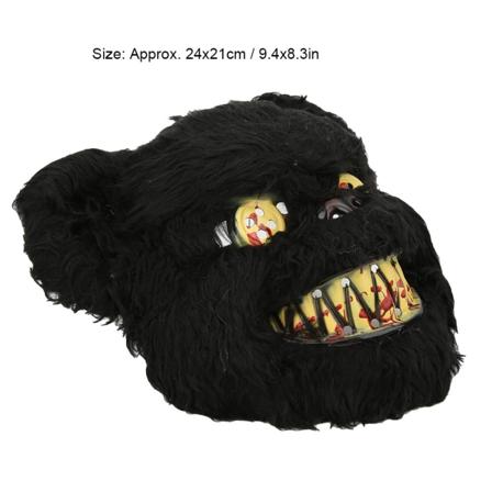 Halloween Blodig Teddybjørn Maske Cosplay Rekvisitter Morsomme Triks Leker Halloween Dekorasjon Svart
