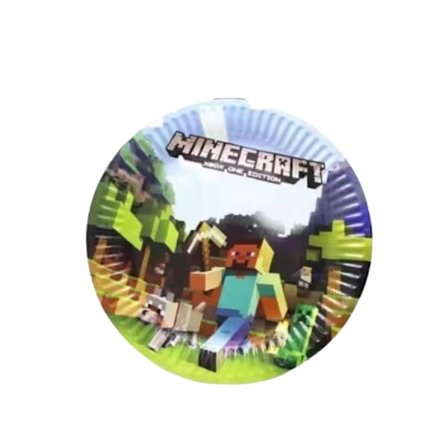 10 st Minecraft Tallrikar 18 cm Kalas Tillbehör Födelsedagsdekorationer