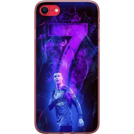 Kompatibel Mobilcover til Apple Apple iPhone 8 Ronaldo 7 - Fodboldlegende i Handling for Fans