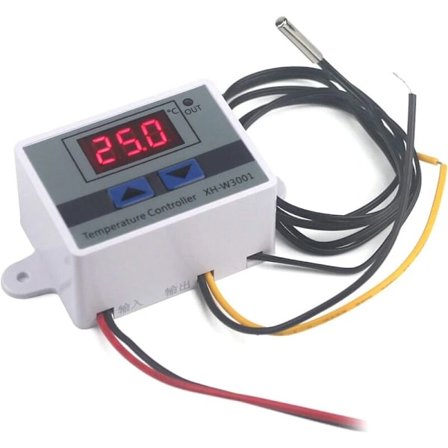 220V Digital Termostat Temperaturregulator Kylning och Värme Styrning