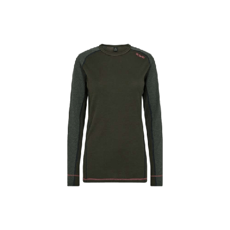 Dovre Långärmad Undertröja | 100% Ull Grön Linnen Dam XL