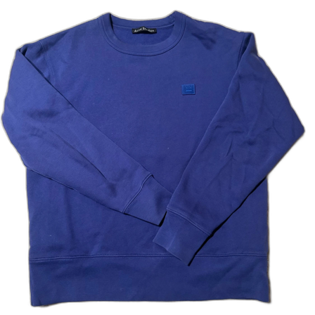 Lila collegetröja från Acne Studios