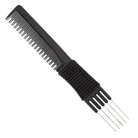 Salon Toupering Løftende Fluffing Kam med Stift Løfte Touperingskamme med Metalspids