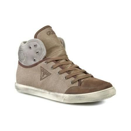 Guess, U15Gu 06 Fm 4Rf 2Fab 12 fabric shoes Beige, Heren, Maat:41 EU,stof