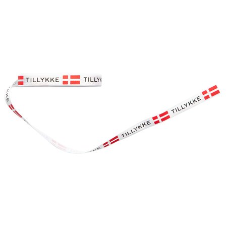 Satin Ribbon Tillykke 5m