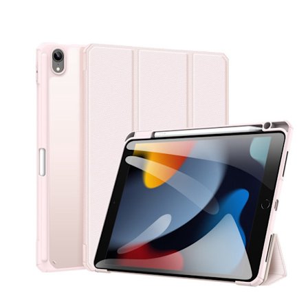 DUX DUCIS iPad 10.9 (2022) TOBY Series Trifold Suojakotelo - Pinkki