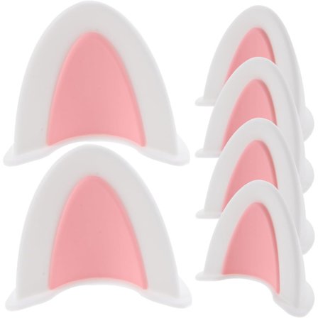 3 par med katteører til hjelm, selvklebende katteøre-klistremerke, katteøre-stil, søte hjelmdekorasjoner til motorsykkel-, sykkel- og scooterhjelmer