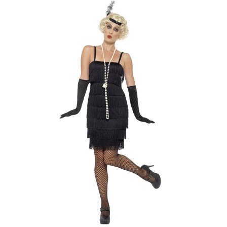 20-talls Kjole Kostyme Svart M