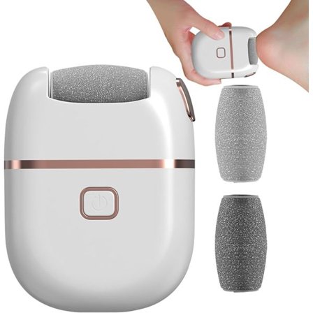 Elektrisk fotfil for hard hud - Oppladbar fotfil, pedikyrkvern | Eksfolierende fjerning av død hud, glatt fotreparasjon og poleringsverktøy