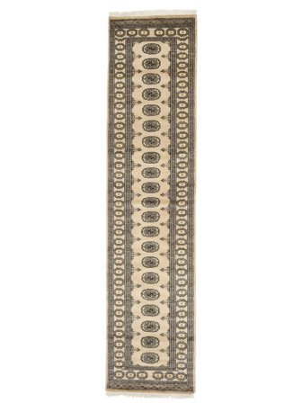 Pakistan Bokhara 2Ply Rug 80X331 Runner Brown/Orange Wool, Pakistan