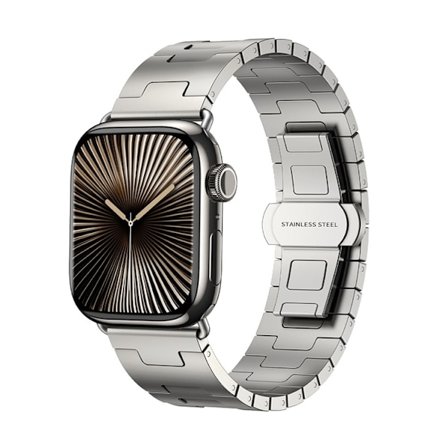 Apple Watch (42/44/45/46/49mm) Armband Titan Alloy - Titan