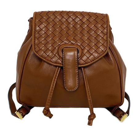 Bottega Veneta Vintage, Backpacks Bruin, Dames, Maat:ONE Size