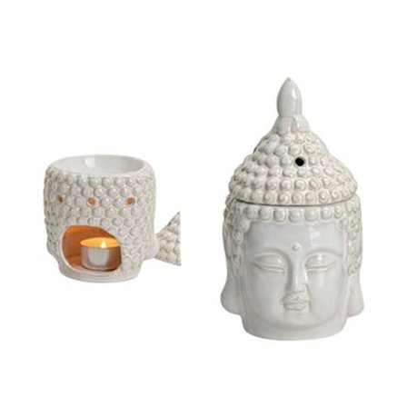 Fischer Pure Nature Duftlampe Buddha Hvid, Tøj & Bolig, Duftolier, Øvrigt