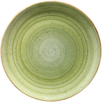 Tallrik Bonna Aura Therapy Grön