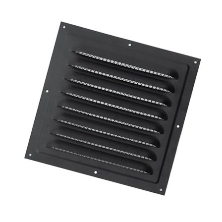 Metallisk ventilasjonsdeksel Intensiv rist Luftventilgitter for tak Kjøkken Sidevegg 15cmx15cm Hvit