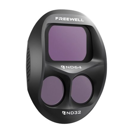 Jaettu ND64/ND32 FREEWELL-suodatin DJI Mavic 4 Pro:lle