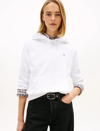 Tommy Jeans Tjw Reg S Flag Hoodie - White - XL