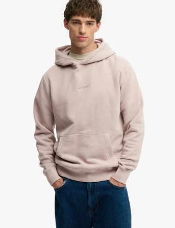 Superdry Micro Logo Hood - Beige - XXXL
