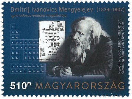 Ungarn - Periodiske system - Postfrisk frimærke