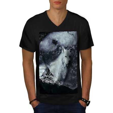 Winter Wolf Nature Men T-shirt