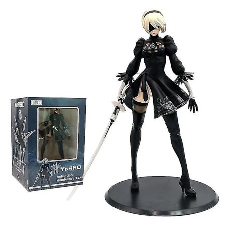 Anime Nier:automata 2b Yorha No 2 Typ B Kvinna Phicen Action Pvc Figur(B)