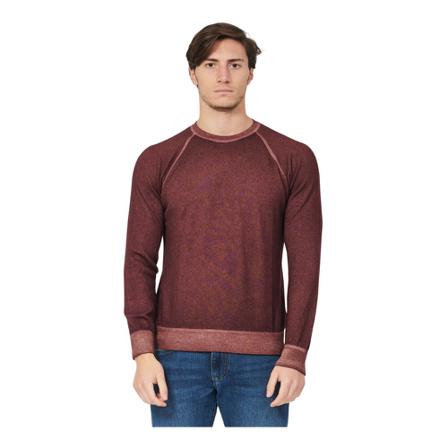 Gran Sasso, Round-neck Knitwear Rood, Heren, Maat:2XL