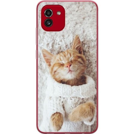 Yhteensopiva Puhelinkuori Samsung Samsung Galaxy A03 Kissa