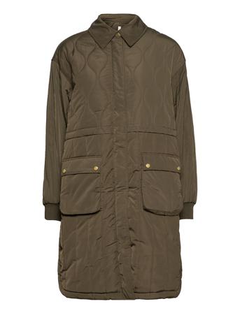 Nucolombia Long Jacket Kviltad Jacka Grön Nümph