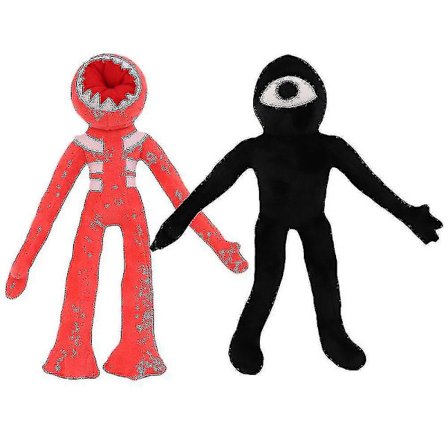 33 cm Ro-blox Døre Søg Plys Dukke Skrækspil Figur Tegnefilm Anime Udstoppet dyr Blødt Legetøj til børn Julegaver V1