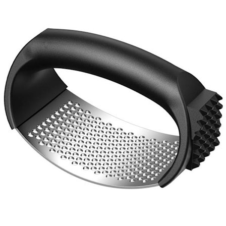 Hvidløgspresser, hvidløgsspirehakker i rustfrit stål, ergonomisk håndtag, brugervenlige køkkenredskaber, husholdnings- og køkkenapparatstilbehør