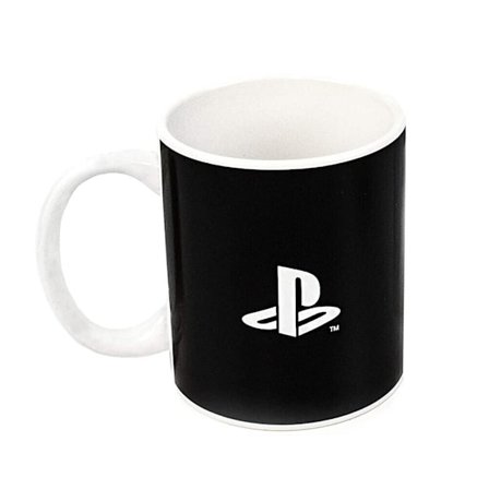 Playstation Värmeförändrande Mugg En Storlek Vit/Svart/Marinblå
