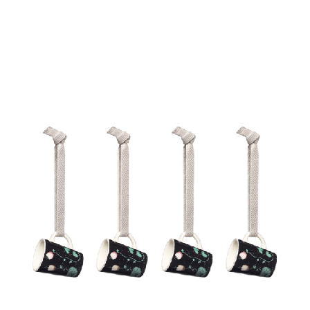 Iittala Taika minimugg 4stk Kök & matlagning Svart ONESIZE