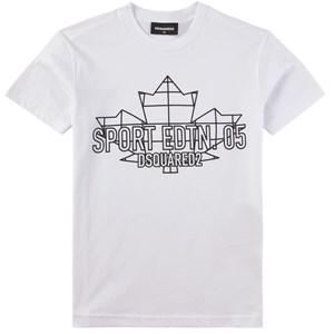 Kids - Dsquared2 White Logo T-Shirt 12 Years - Tops - 12 years - White