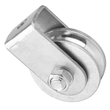 Enkelt hjul talje hejse talje til tunge løft Sølv[D]