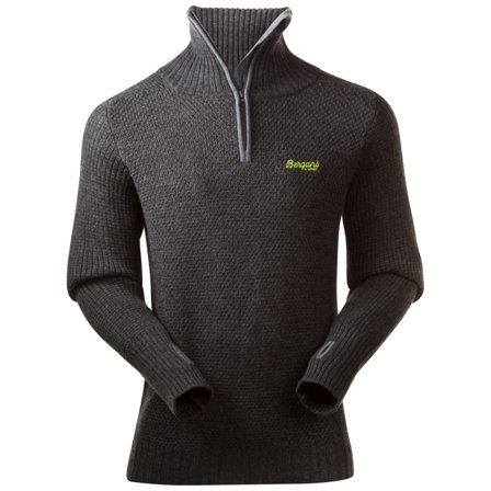 Bergans Men's Ulriken Jumper Men long-sleeved sweaters Grey M