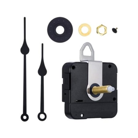 Urverk med lång axel, maximal urtavla tjocklek 4/5 tum, total axellängd 1 1/5 tum, Svart Dksfjkl Truyuety