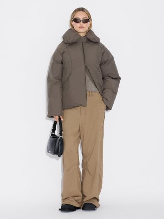 Holzweiler - Vikki Down Jacket - Taupe - Womens - Extra Small